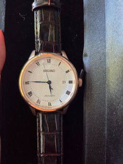 Rose gold seiko automatic
