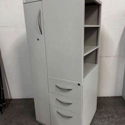 Combo Storage Locker & File Cabinet