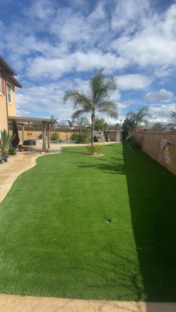 Artificial green turf