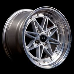 JNC002 Silver Machined Face Wheels - 15"