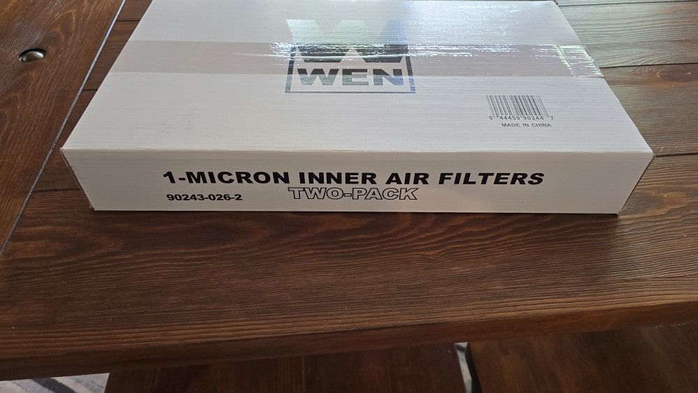 WEN Woodworking Air Filters, 1-Micron Inner Filter for 400 CFM Air Filtration Systems, Two Pack