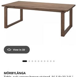 IKEA Morbylanga Dining Table