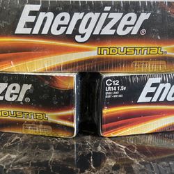 Energizer Industrial C Batteries Pack Of 12 