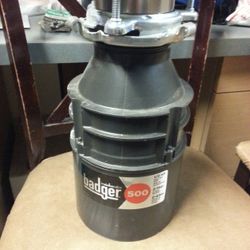 Badger 500, 1/2 HP Continuous Feed Kitchen Garbage Disposal, Badger Series Open Box-Never Installed