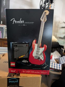 Lego Fender Stratocaster (bags sealed,  as new)