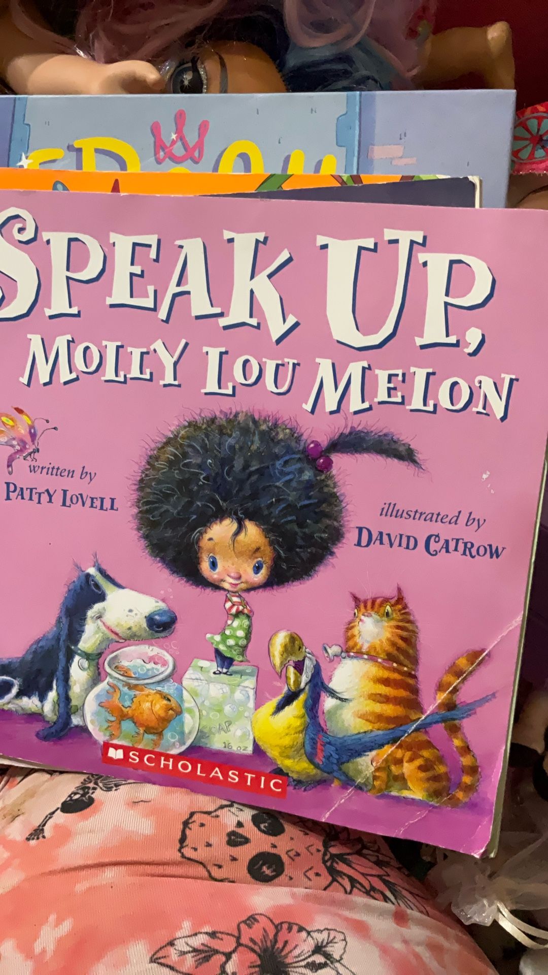 Speak up, Molly Lou Mellon book