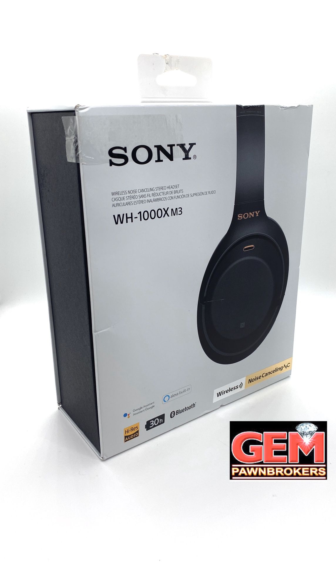 SONY WH-1000X M3 BLUETOOTH NOISE CANCELLING HEADPHONES
