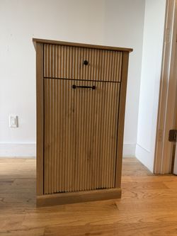 Tilt Out Laundry Hamper or Trash Cabinet