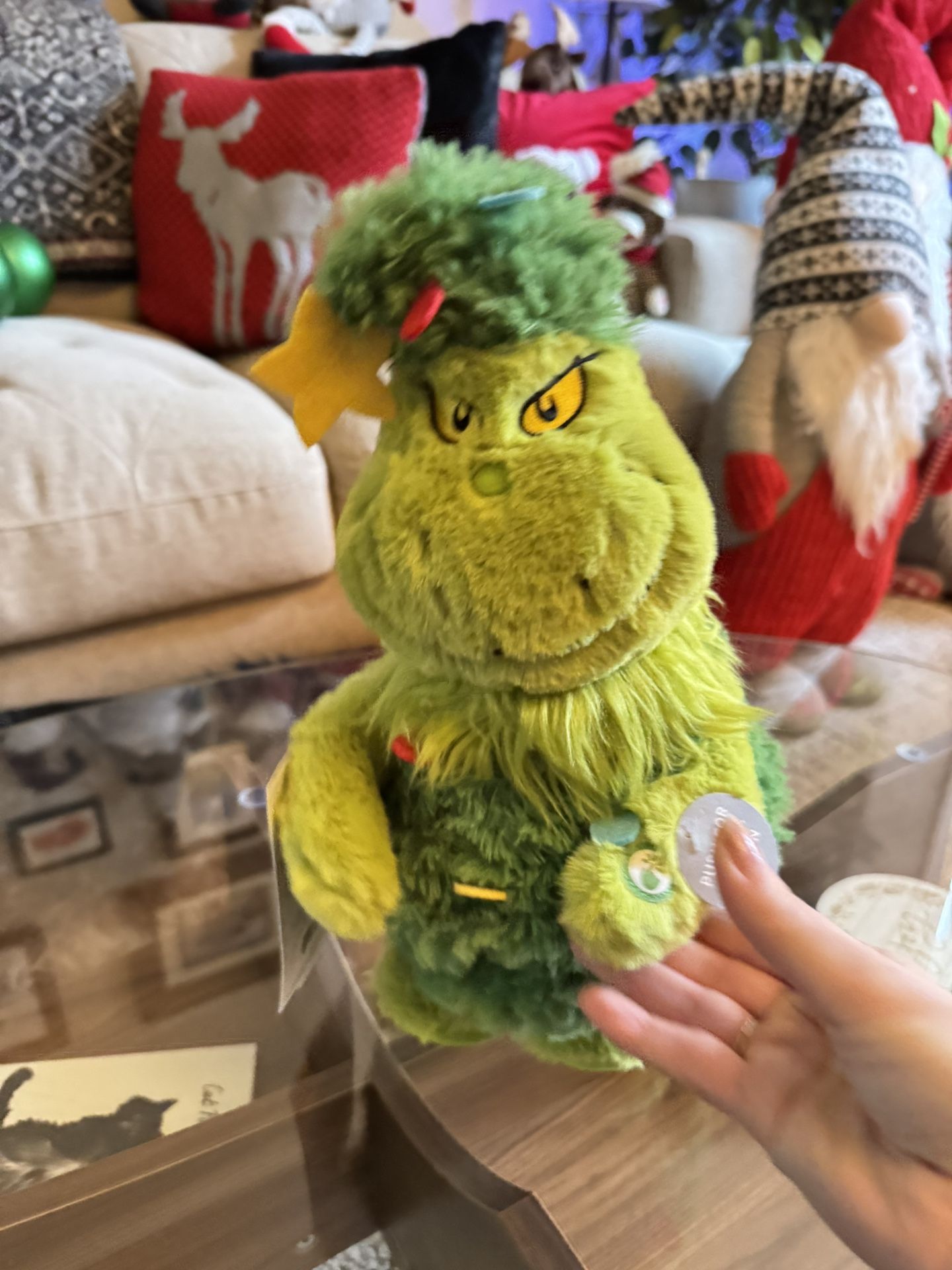 NEW w/ tags - Hallmark Grinch tree - Dances & Music