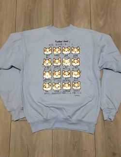 Women's Lokisa "Today I Feel" Yellow Sweatshirt Size Small