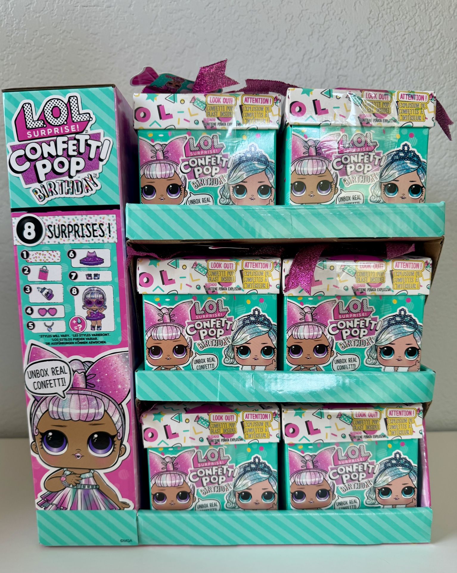 LOL Confetti Pop Birthday Doll With 8 Surprises