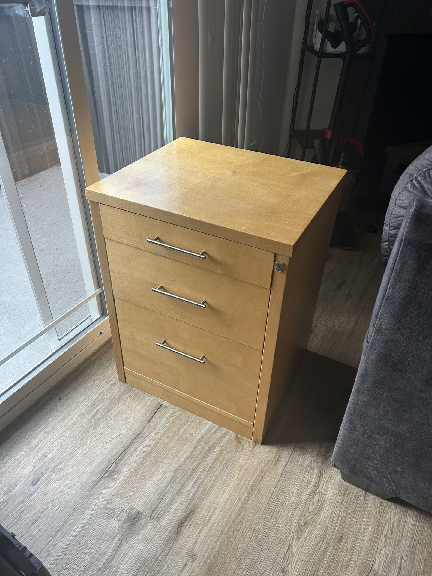 Wood Filing Cabinet