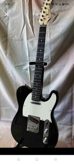 Brand new Donner DTL 100 telecaster electric guitar with new gig bag