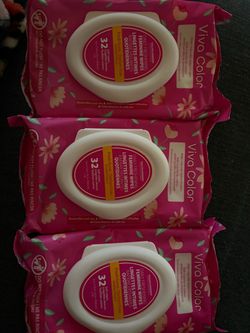 Viva color feminine wipes
