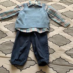 3 peace Nautica Set Size 2T/hablo Español