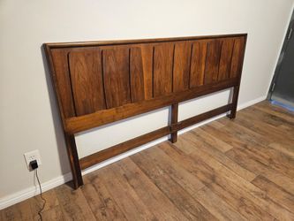 Vintage Mid Century Modern Headboard