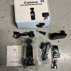 NEW Pocket Action Camera, 16MP 4K 30FPS Handheld Camcorder