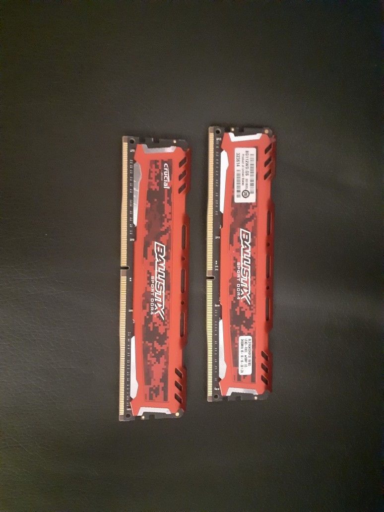 Ballistix  2x8 (16gb Total) Ddr4 RAM