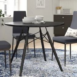 Carson Carrington Sabyholm Modern Round Kitchen Tables + 2 Chairs