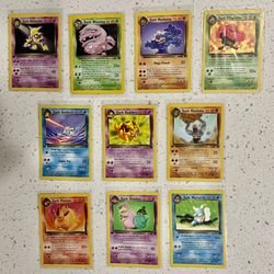 Dark Pokemon Cards