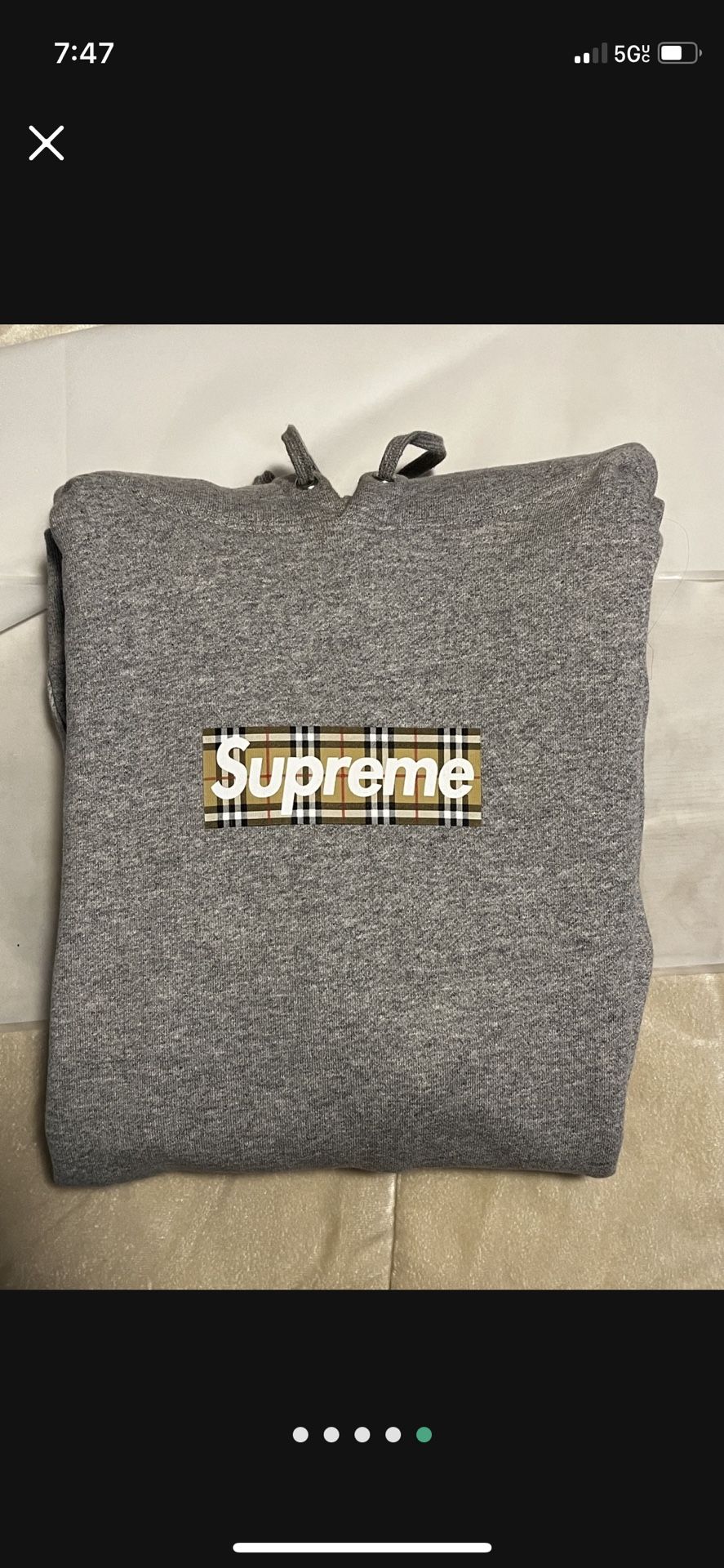 Supreme Burberry Hoodie