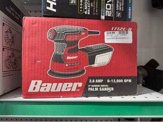 This is a Bauer 5 in. Random Orbital Palm Sander (model 1712E-B)