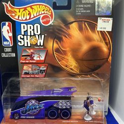 Mattel Hot Wheels Pro Show Utah Jazz - Karl Malone, John Stockton New NBA