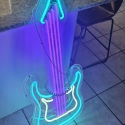 OBO Custom Neon Guitar OBO
