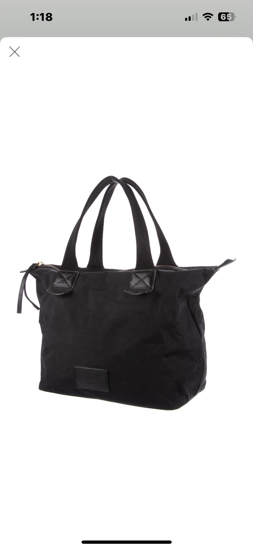 Marc by Marc Jacobs Nylon Zip Tote Bag