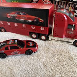 Vintage 2002 Coca-Cola NASCAR Hauler With Box