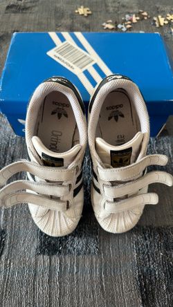 Kids adidas Superstar shoes, Size 1