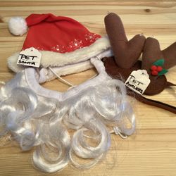 Santa and reindeer Pet Outfits!