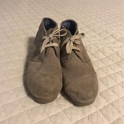 Toms Beige Wedge Toddler12