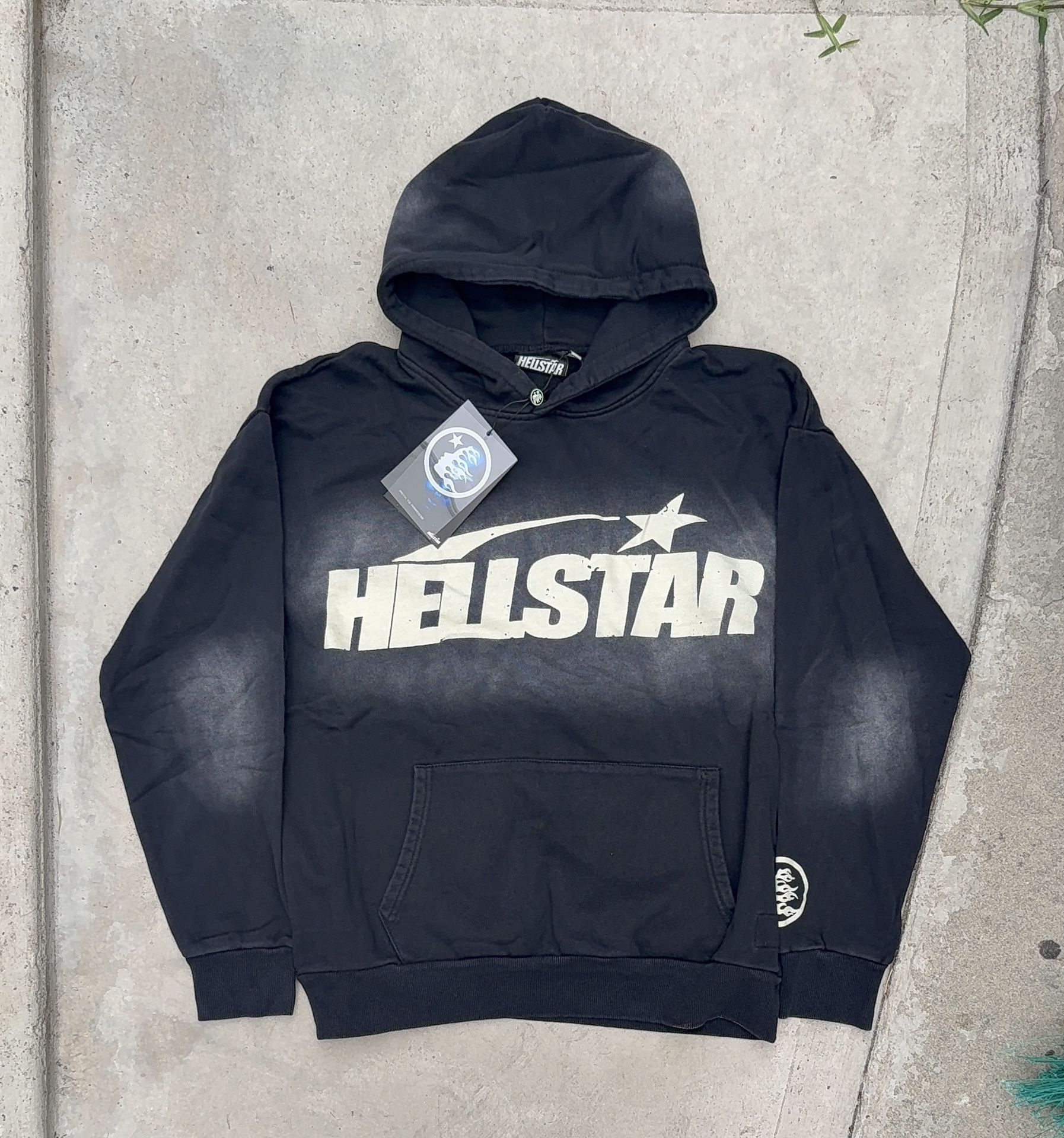 Black Hellstar Hoodie Size Small