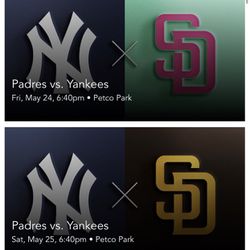 4 Padres Vs Yankees Series Tickets 