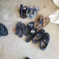 6 Pair Varies Shoes And Flip Flop