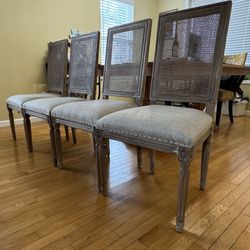 Four Wooden Chairs