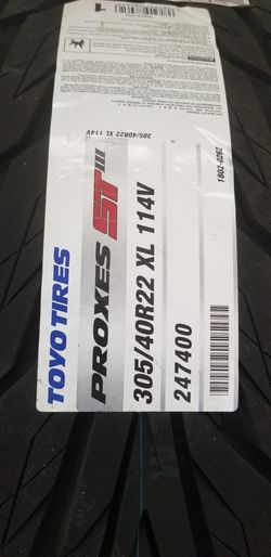 Tires TOYO PROXES ST III 305/40R22 XL