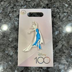 2023 Disney Parks Celebrating 100 Years Elsa (Frozen) Disneyland Resort Pin.  Limited release.  Brand new in original card.  Smoke free home