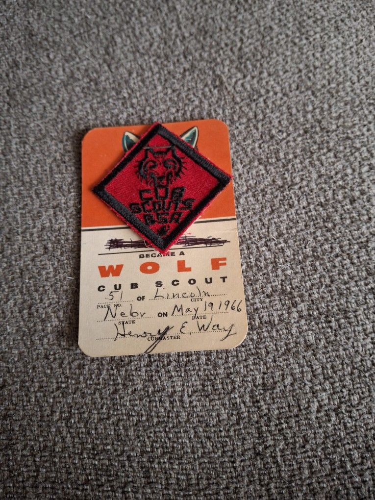 Vintage BSA Cub Scout Badge