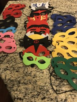 Masks - 31 total - $25