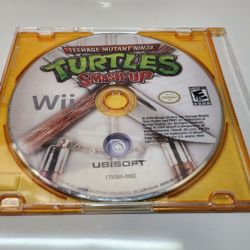 TMNT Turtles Smash Up For Nintendo Wii Loose Disc Tested And Works