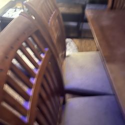 Dining room table with 6 chairs