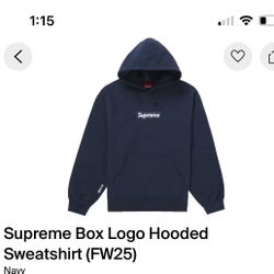 Supreme Box Logo Hoodie FW25