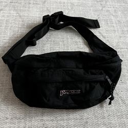 JanSport Black Casual Everyday Use Hiking Fanny Pack Waist Belt Bag