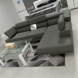 New Sectional Grey 
