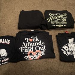 Brand New Hoonigan Size Large Hoodies and Shirts