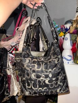 Olive green Coach purse