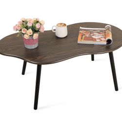 NEW Modern Coffee Tables for Living Room Cloud Shape Center Table Industrial Irregular Wood Grain Ta