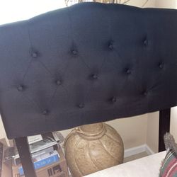 Twin Black Headboard 